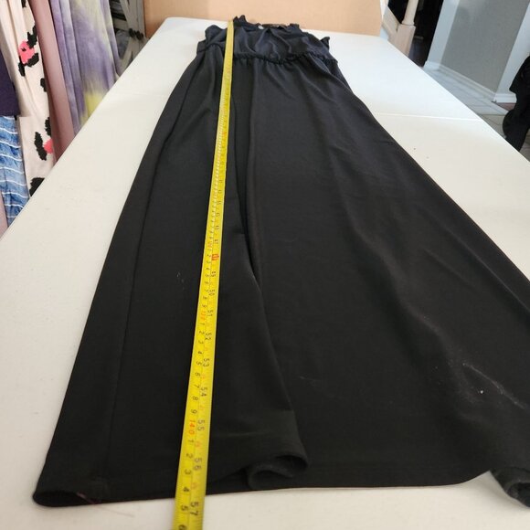 White House Black Market Dress Womens Small Black Sleeveless Maxi Dress Keyhole - Picture 3 of 13